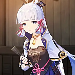 ❄️ Ayaka Genshin Impact Anime, Video game, Genshin Impact, Ayaka, Karakter, Waifu telegram sticker