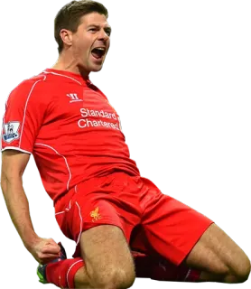 💪 Steven Gerrard サッカー, サッカー, スポーツ, 選手, セレブレーション, リバプール telegram sticker