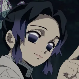 🦋 Shinobu Kocho Demon Slayer Anime, Demon Slayer, Shinobu Kocho, Manga, Dessin animé, Violet, Fille telegram sticker