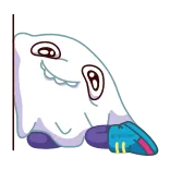 ☺️ dessin animé, fantôme, mignon, monstre telegram sticker