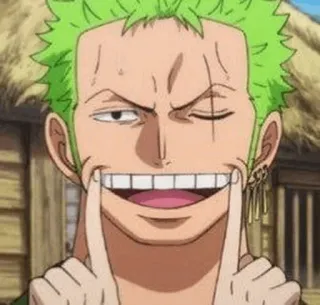 🪐 Roronoa Zoro One Piece Аниме, Манга, Ророноа Зоро, Пират, Мечник, One Piece telegram sticker