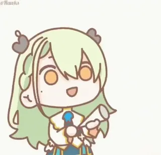🎉 @Hawks Animé, Dessin animé, Mignon, Autocollant, Dessin whatsapp sticker