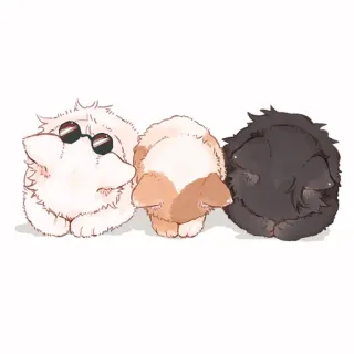 🐈 Katze, niedlich, kawaii, Tiere, Cartoon, Haustier, Kätzchen telegram sticker