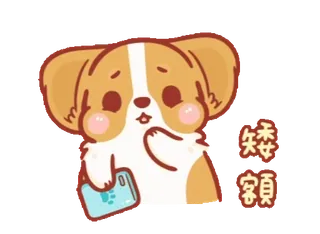 Corgi KaKa 🐶@MochaStickers telegram stickers
