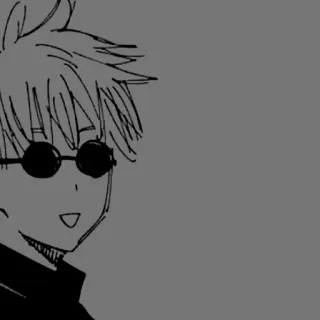 🕯 Satoru Gojo Jujutsu Kaisen 动漫, 漫画, 五条, 悟, 咒术回战, 眼镜 telegram sticker