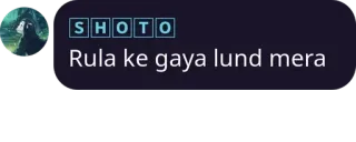 😂 Rula ke gaya lund mera telegram sticker