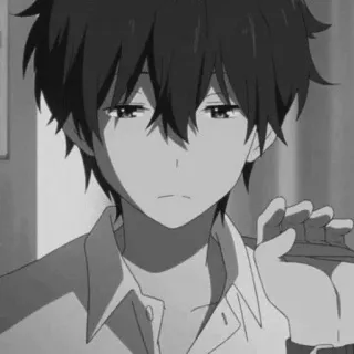 🕸 Anime, Garoto, Uniforme escolar, Adolescente telegram sticker