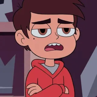 🗿 Marco Diaz Star vs. the Forces of Evil cartoon, character, tv show telegram sticker