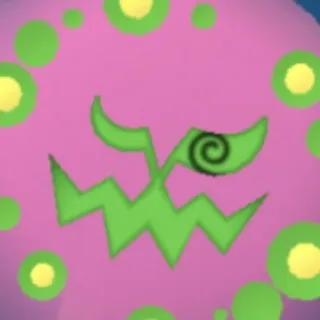 😖 monstro, rosto, assustador, desenho animado, roxo, verde telegram sticker