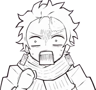 😡 애니메이션, 만화, 표정, 충격, 무서운 telegram sticker
