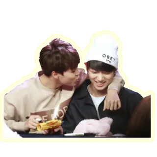 😘 OBEY kpop, amis, célébrités, joyeux, mignon telegram sticker