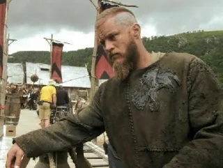 🩸 Ragnar Lothbrok Vikings ラグナル, ヴァイキング, 歴史ドラマ, トラヴィス・フィメル, テレビ, ヴァイキング文化 telegram sticker