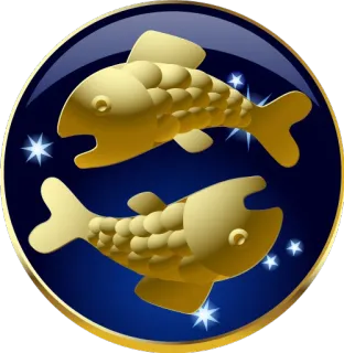 ♓ vissen, sterrenbeeld, astrologie, vis, horoscoop, teken telegram sticker