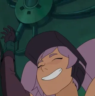 🛠 Entrapta She-Ra and the Princesses of Power cartoon, animated, smiling, Entrapta, She-Ra telegram sticker