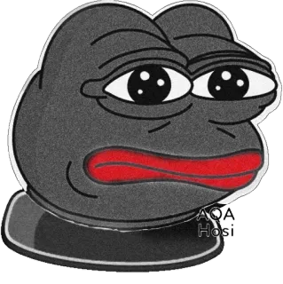 😐 Pepe the Frog AQA
Hosi Pepe, kikker, meme, internet meme, cartoon kikker, personage, internet cultuur telegram sticker