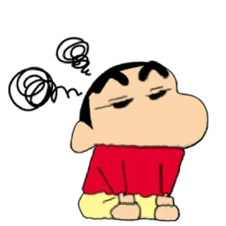 😀 Shin-chan Nohara Crayon Shin-chan Anime, Crayon Shin-Chan, Shin-Chan, Grappig, Cartoon, Japans telegram sticker
