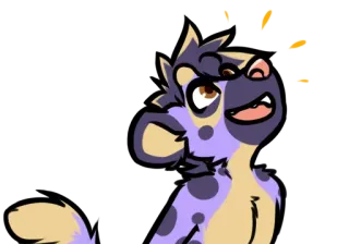👄 Haida Aggretsuko telegram sticker