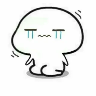 😭 traurig, weinen, Cartoon, emotional, Figur, süß telegram sticker