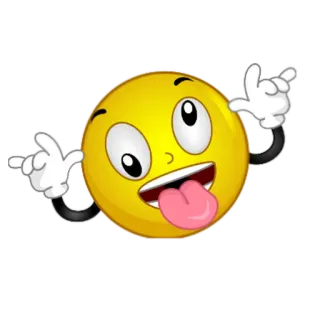 🤪 Smiley, Emoji, Cartoon, Zunge, Lustig, Verrückt telegram sticker