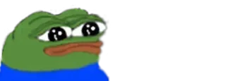 🐸 Pepe the Frog Pepe, frog, meme, sad telegram sticker