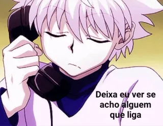 🙄 Deixa eu ver se acho alguem que liga アニメ, 漫画, 電話, 退屈 telegram sticker