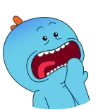 Mr. Meeseeks whatsapp stickers