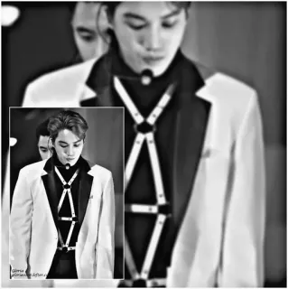 ☠ Kai Kai, EXO, kpop, singer, performer, music, idol telegram sticker