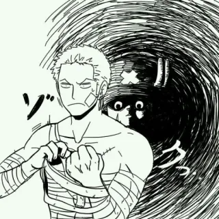 🔪 Zoro One Piece ゾ 动漫, 漫画, 海贼王, 索隆, 罗罗诺亚·索隆, 海盗 whatsapp sticker
