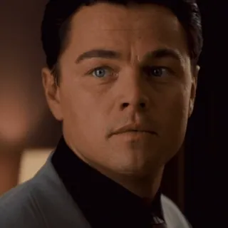 😮 Leonardo DiCaprio actor, celebridad, hombre, retrato telegram sticker