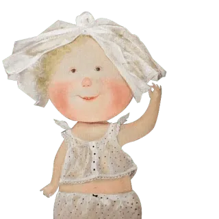 👰 кукла, милый, иллюстрация, искусство, причудливый whatsapp sticker