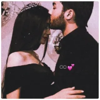 ❤️ casal, amor, romance, beijo, relacionamento telegram sticker