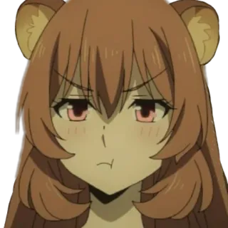 😤 Raphtalia The Rising of the Shield Hero Anime, Isekai, Personagem, Tanuki, Fofo, Raphtalia telegram sticker