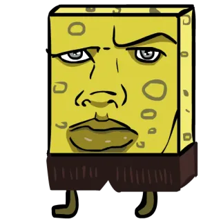🧽 SpongeBob SquarePants spongebob, cartoon, funny, meme telegram sticker