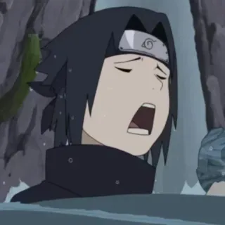 🎧 Sasuke Uchiha Naruto anime, naruto, sasuke, uchiha, manga, cartoon telegram sticker