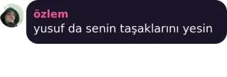 🧟‍♀️ yusuf da senin taşaklarını yesin whatsapp sticker