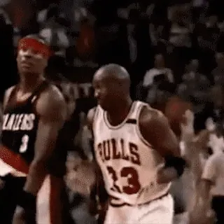 ๐คทโโ๏ธ Michael Jordan bola basket, NBA, Chicago Bulls, olahraga, atlet telegram sticker