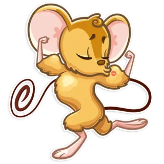 Arno the Mouse whatsapp stickers