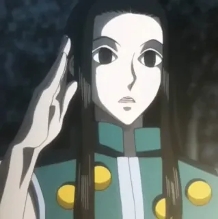 🗝 Illumi Zoldyck Hunter x Hunter Anime, Manga, Illumi Zoldyck, Hunter x Hunter, Charakter telegram sticker
