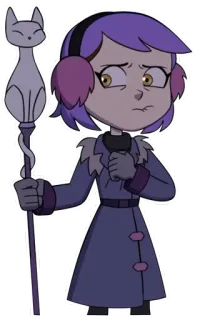 😖 Amity Blight The Owl House cartoon, witch, character, anime, the owl house, amity blight telegram sticker