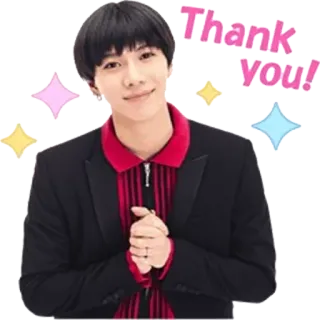 😊 Thank You! obrigado, cumprimento, pessoa, brilhos, fofo, educado telegram sticker