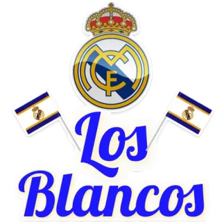 🙌 Los Blancos レアル・マドリード, サッカー, サッカー, スポーツ, ロス・ブランコス telegram sticker