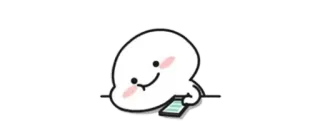 🔰 cartoon, cute, kawaii, sticker, blob telegram sticker