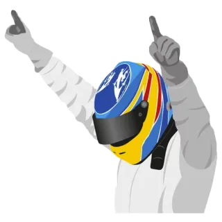 👆 Rennen, Formel 1, Motorsport, Helm, Fahrer, Gewinner telegram sticker