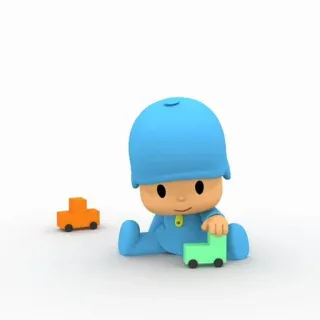 ☀️ Pocoyo Ребенок, Мультфильм, Дети, Милый, Игрушка telegram sticker