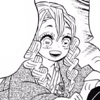 🌟 Mitsuri Kanroji Demon Slayer Anime, Manga, Demon Slayer, Mitsuri Kanroji, Pilar Cinta telegram sticker