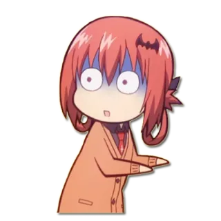 😱 Anime, Dibujos animados, Personaje, Divertido, Pegatina whatsapp sticker