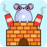 🤩 hamster, pabrik, cerobong asap, asap, kartun, binatang, lucu whatsapp sticker