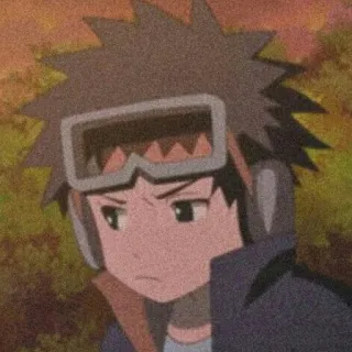 😳 Obito Uchiha Naruto anime, naruto, obito uchiha, ninja, character, manga telegram sticker