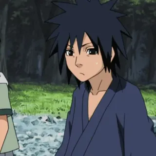 ⚖ Madara Uchiha Naruto anime, boy, uchiha, ninja, madara telegram sticker