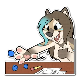 Echoic telegram stickers